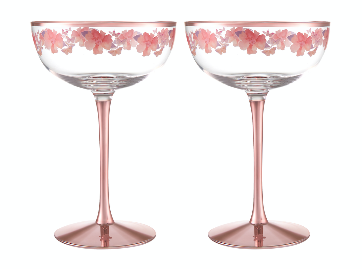 Maxwell & Williams Camilla Coupe Glass Set of 2