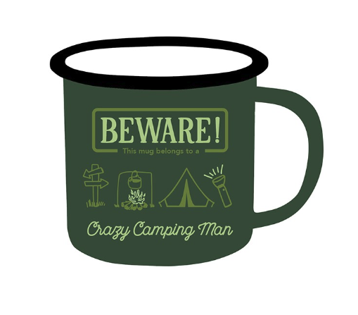 Artique Camping Man - Adventure Enamel Mug