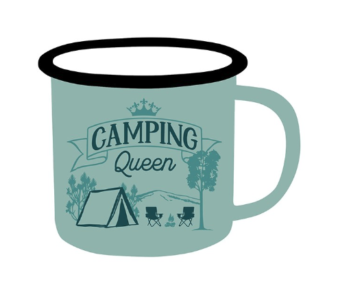 Artique Camping Queen - Adventure Enamel Mug