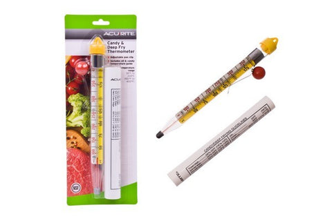 AcuRite Deluxe Candy Deep Fry Thermometer with Sheath
