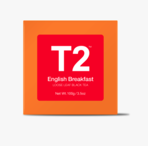 T2 Loose Leaf English Breakfast 100G Gift Cube