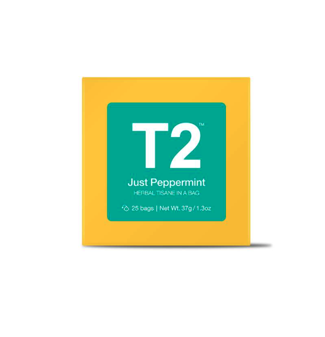 T2 Tea Bag Just Peppermint 25pk Gift Cube