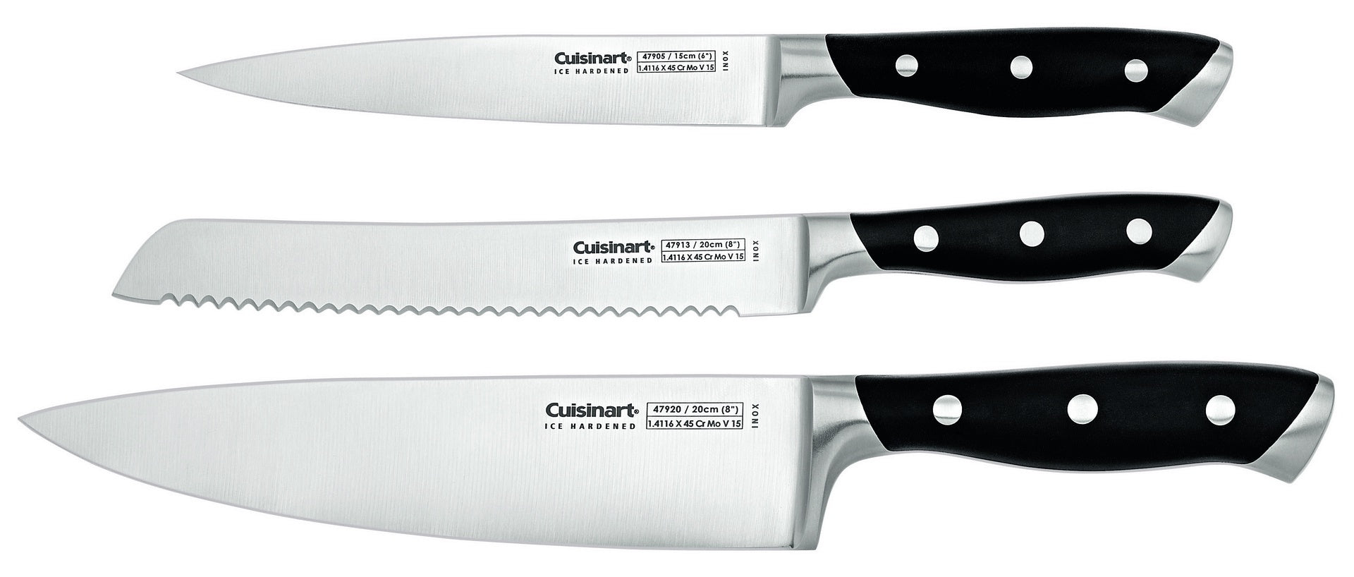 Cuisinart 3pc Kitchen Knife Set *