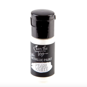 Over The Top Edible Metallic Paint Pearl White