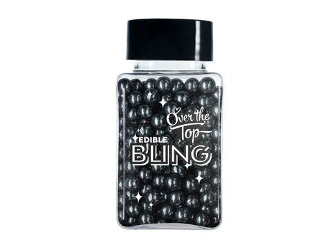 Over The Top Edible Bling Black Pearls 70g