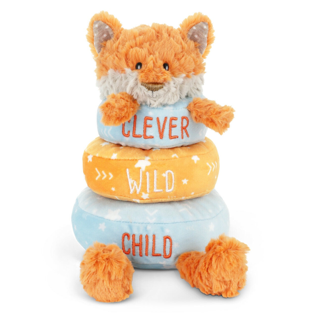 DEMDACO Baby - 23cm Stackable Plush Fox