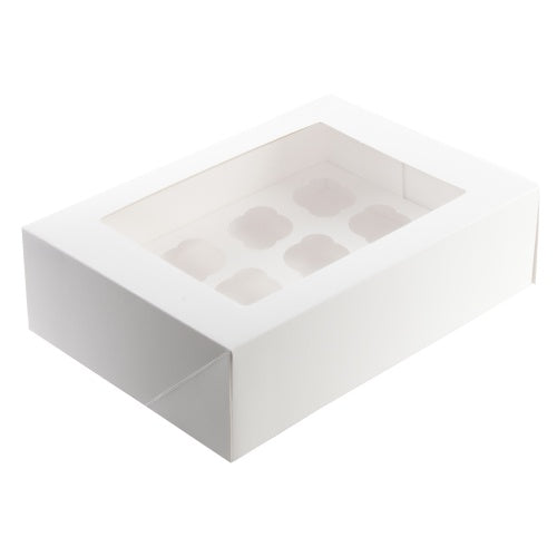 Mondo White Cupcake Box Rectangular- 35 x 25cm