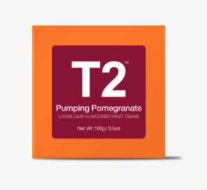 T2 Loose Leaf Pumping Pomegranate 100g Gift Cube