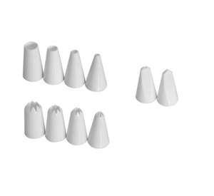 Mondo Piping Nozzle Mixed - 10 Piece Set