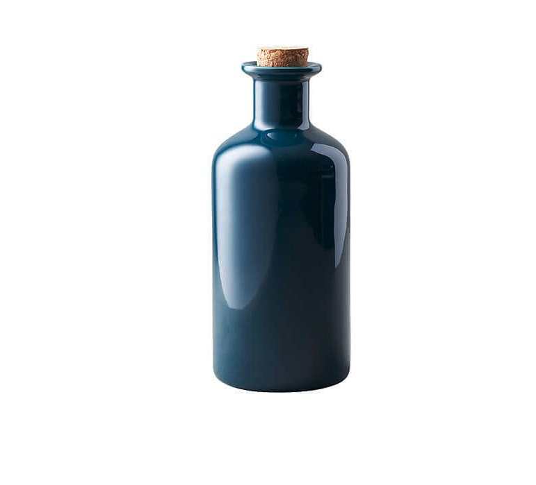 Maxwell & Williams Epicurious Oil Bottle with Cork Lid 500mL- Teal *