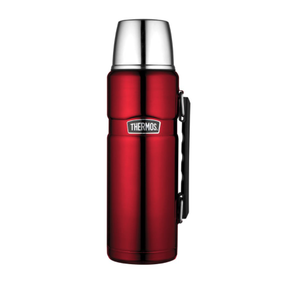 Thermos Stainless King Vacuum Insulated Flask 1.2L - Red