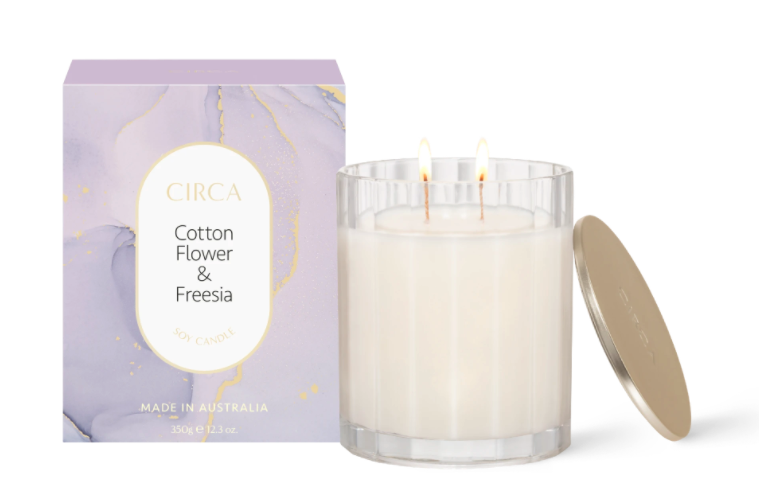 Circa 350g Candle - Cotton Flower & Freesia