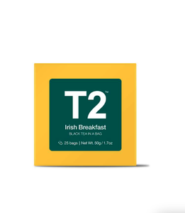 T2 Tea Bag Irish Breakfast 25pk Gift Cube