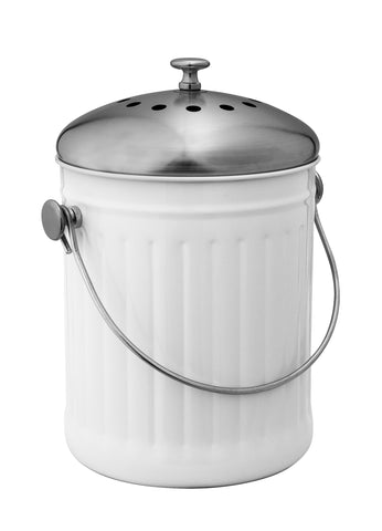 Avanti Compost Bin 5 Litre - White