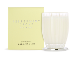Peppermint Grove 370g Candle - Coconut & Lime
