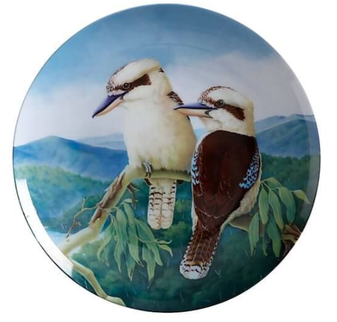 Maxwell & Williams Birds of Australia Katherine Castle 10 Year Anniversary Plate 20cm - Kookaburra
