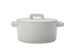 Maxwell & Williams Epicurious Round Casserole 500ML White Gift Boxed