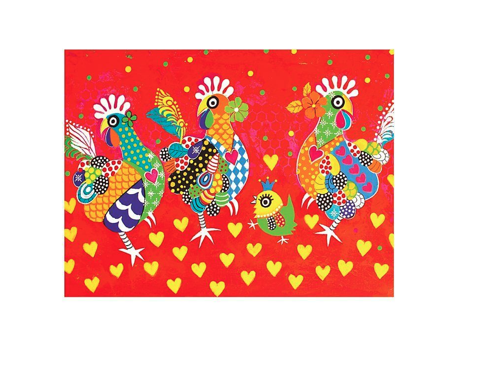 Maxwell & Williams Love Hearts Tea Towel 50x70cm - Chicken Dance*