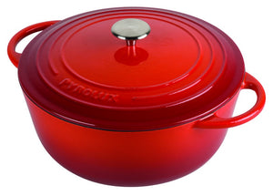 Pyrolux Pyrochef Round French Oven 24cm 4L Red