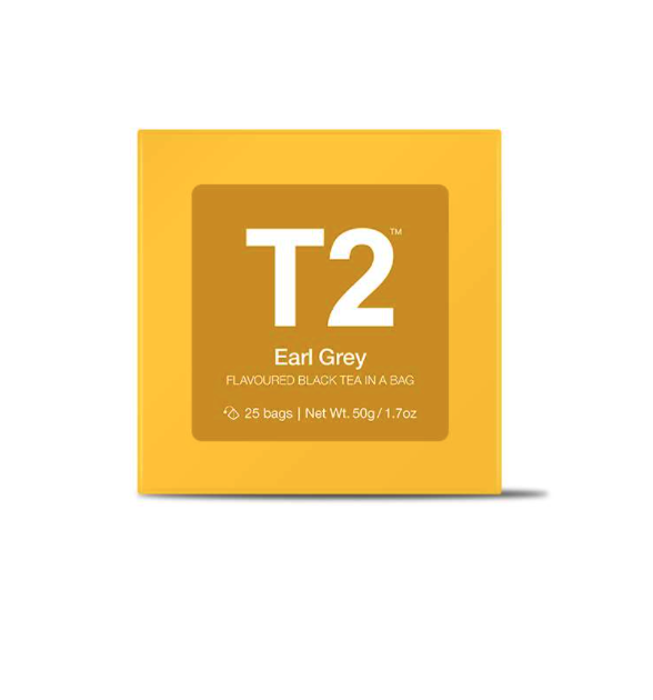 T2 Tea Bag Earl Grey 25pk Gift Cube
