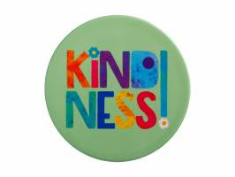 Maxwell & Williams  Kasey Rainbow Be Kind Ceramic Coaster 10cm - Kindness*