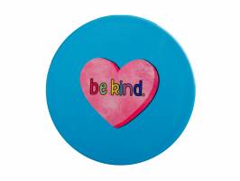 Maxwell & Williams  Kasey Rainbow Be Kind Ceramic Coaster 10cm - Be Kind*