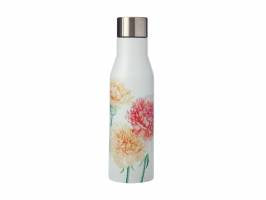 Maxwell & Williams  Katherine Castle Floriade Double Wall Insulated Bottle 400ML - Carnations