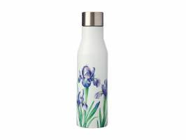 Maxwell & Williams  Katherine Castle Floriade Double Wall Insulated Bottle 400ML - Irises