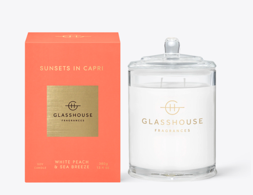 Glasshouse Sunsets In Capri 380g Candle