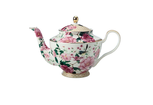 Maxwell & Williams  Teas & C's Silk Road Teapot with Infuser 1L White Gift Boxed