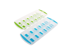 Appetito Easy Release 12 Cube Rectangular Ice Tray Set of 2