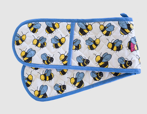 All Gifts Australia Double Oven Glove - Bees