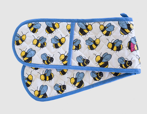 All Gifts Australia Double Oven Glove - Bees