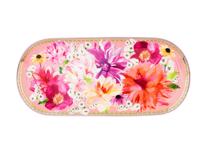 Maxwell & Williams Teas & C's Dahlia Daze Platter 33x15cm Pink Gift Boxed