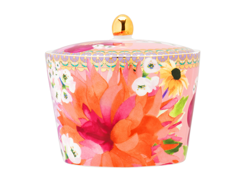Maxwell & Williams Teas & C's Dahlia Daze Sugar Bowl Pink Gift Boxed