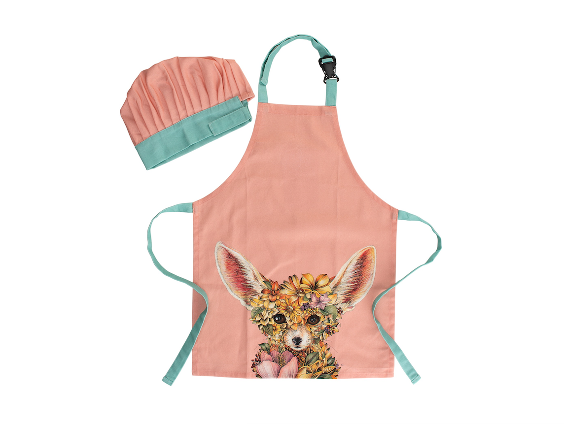 Maxwell & Williams Marini Ferlazzo Wild Planet Kids Apron & Hat Set - Fennec Fox