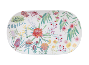 Maxwell & Williams Royal Botanic Gardens Native Blooms Oval Platter 37x23cm Gift Boxed