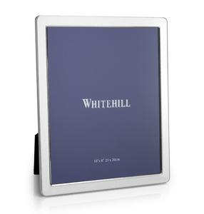 Whitehill Studio - Silver Plated Narrow Plain Frame 25cm x 20cm