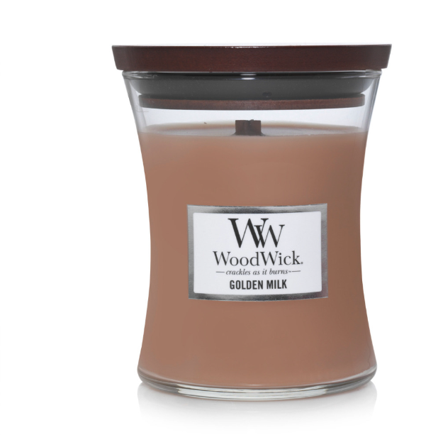WoodWick Candle 275g Golden Milk