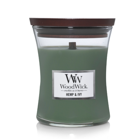 WoodWick Candle 275g Hemp & Ivy