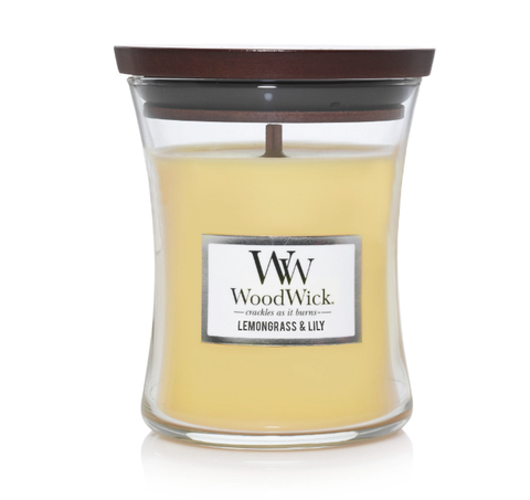 WoodWick Candle 275g Lemongrass & Lily