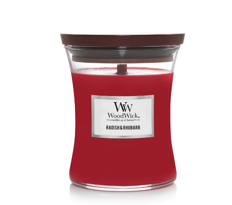 WoodWick Candle 275g Radish & Rhubarb