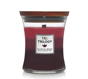 WoodWick Candle 275g Sun Ripened Berries Triology