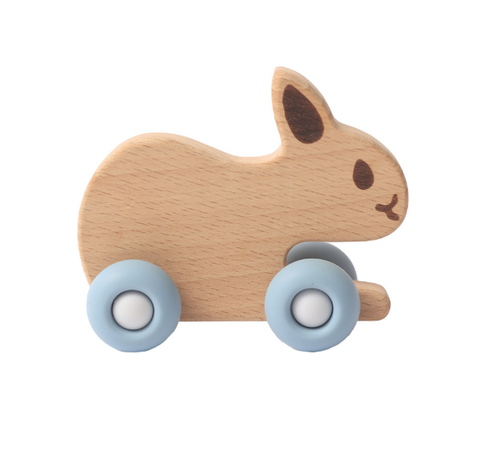 Splosh Blue Rabbit Beechwood & Silicone Toy