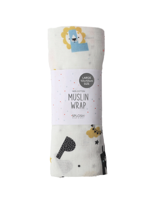 Splosh Muslin Wrap ABC – Made In Homewares