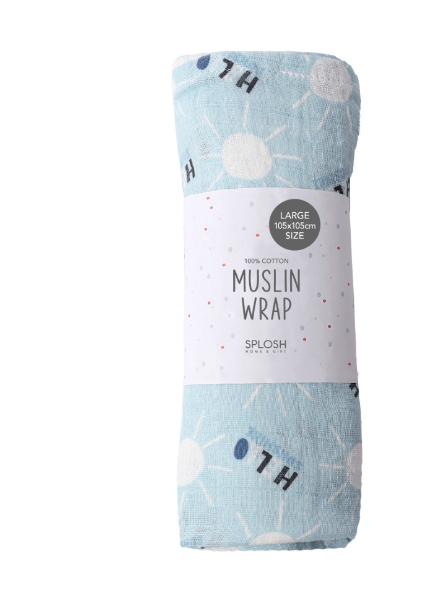 Splosh Muslin Wrap Hello