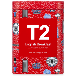 T2 Loose Leaf English breakfast 100g Icon tin