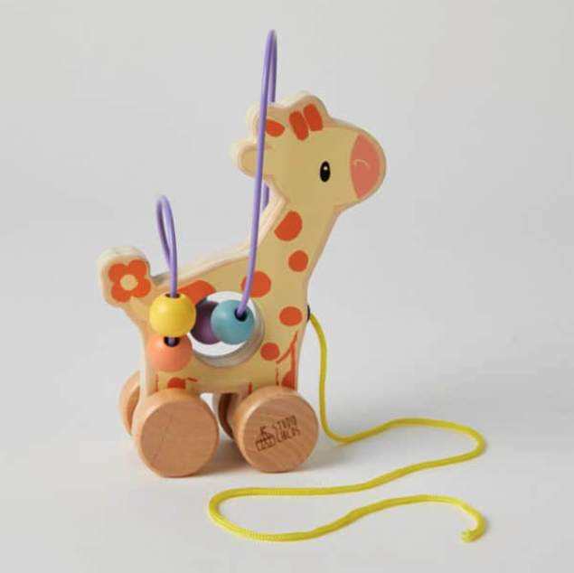 Studio Circus Giraffe Rolling Bead Coaster