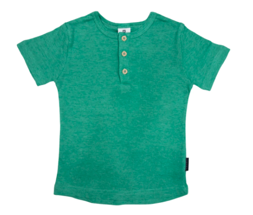 Korango Henley Tee - Green