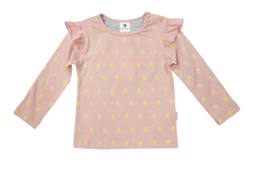 Korango Wattle We Do Frill Top - Pink